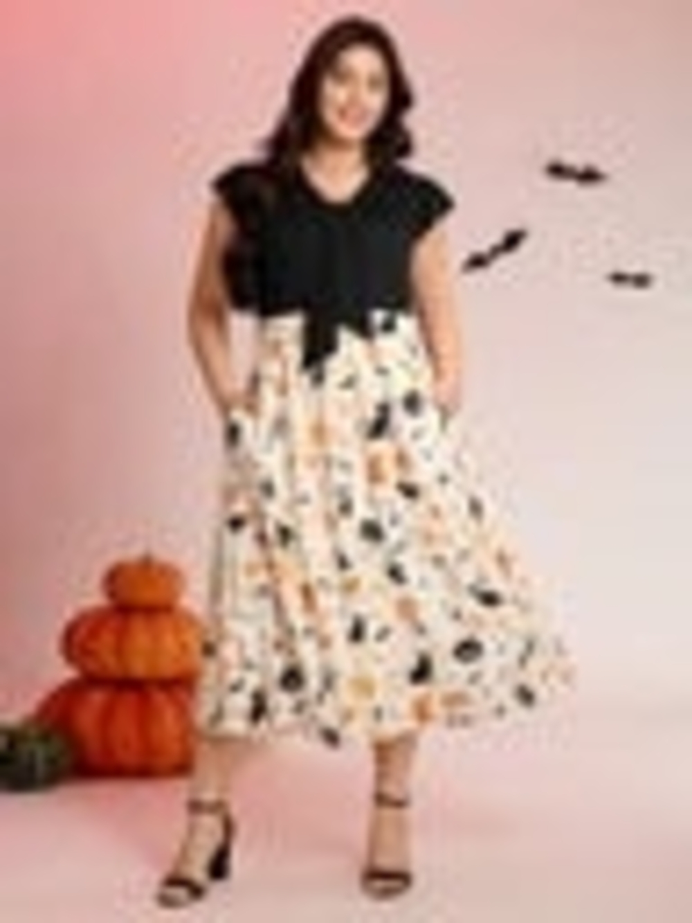 Bloom Chic Halloween Dress
